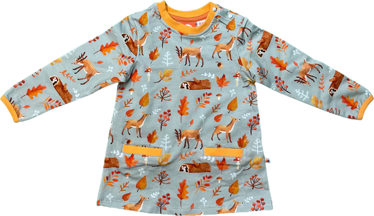 Curious Stories Dress With Pockets - Forest
