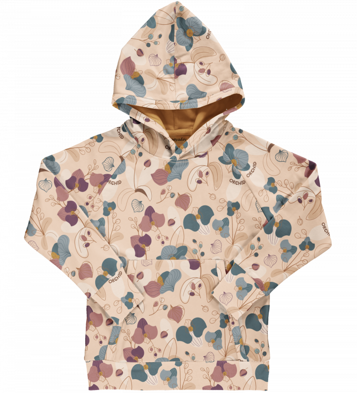 Meyadey Adult Hoodie Lined - Tropical Orchid