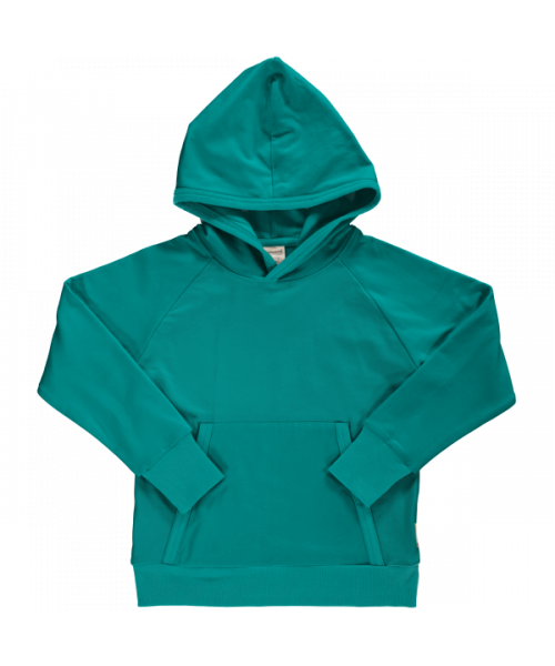 Maxomorra Hoodie Sweat Solid - Lagoon