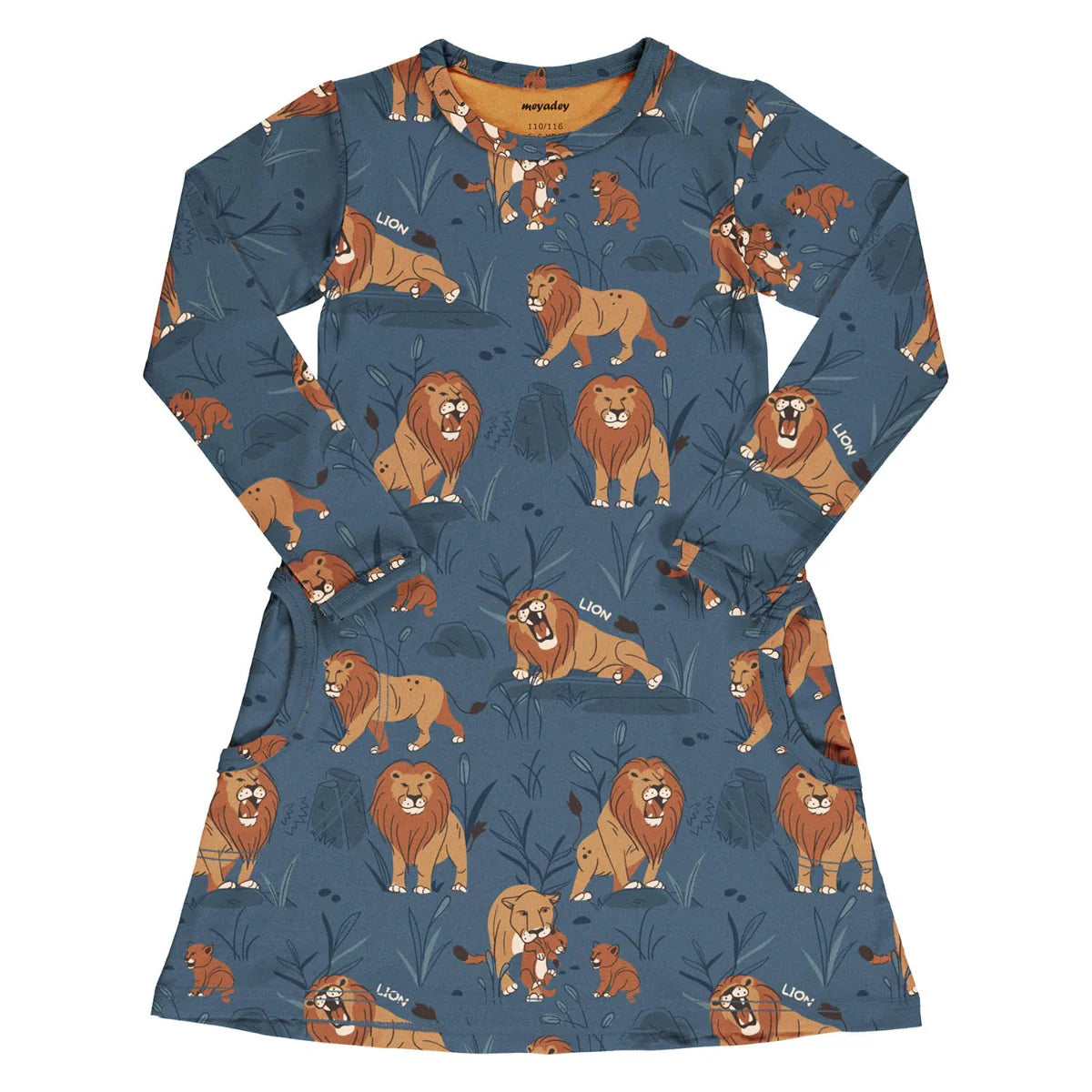 Meyadey A-Line Dress Long Sleeve - Lion Legacy