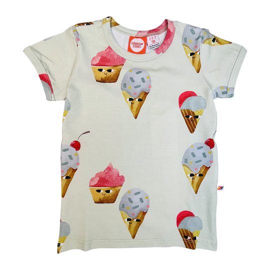Curious Stories T-Shirt - Ice Cream All Over Print