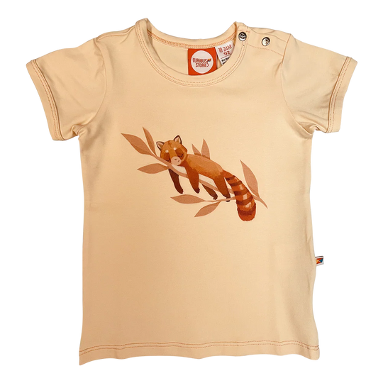 Curious Stories T-Shirt - Cosy Panda Print