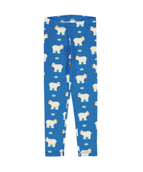 Maxomorra Leggings - Ice Bear Blue