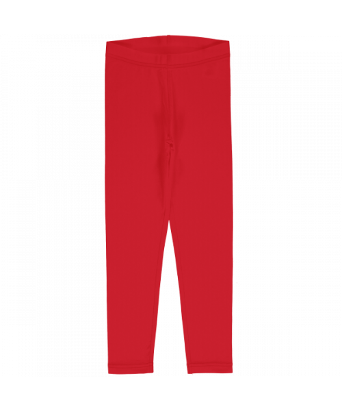 Maxomorra Leggings Solid - Scary Red