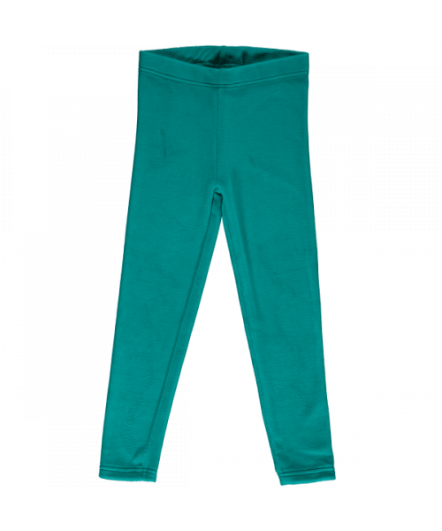Maxomorra Leggings Velour - Lagoon