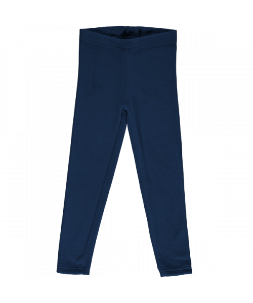 Maxomorra Leggings Velour - Navy