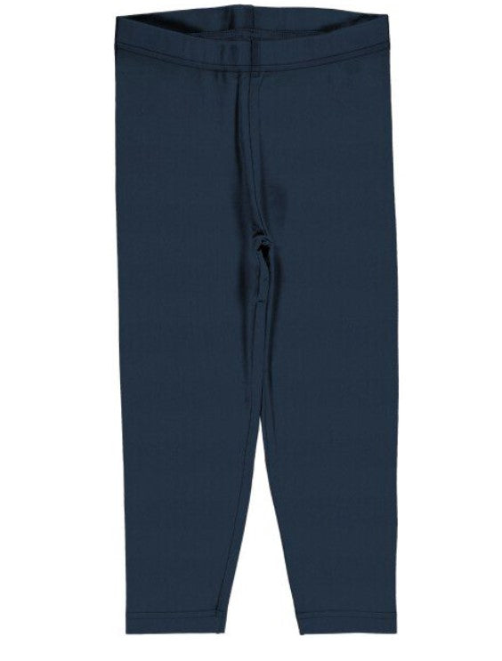 Maxomorra Leggings Cropped - Solid Navy