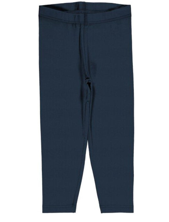 Maxomorra Leggings Cropped Solid - Navy