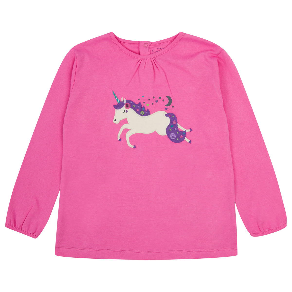Piccalilly Top Long Sleeve - Unicorn Applique