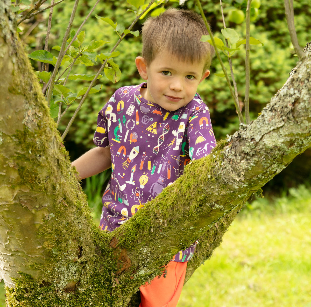 Piccalilly T-Shirt All Over Print Short Sleeve - Science