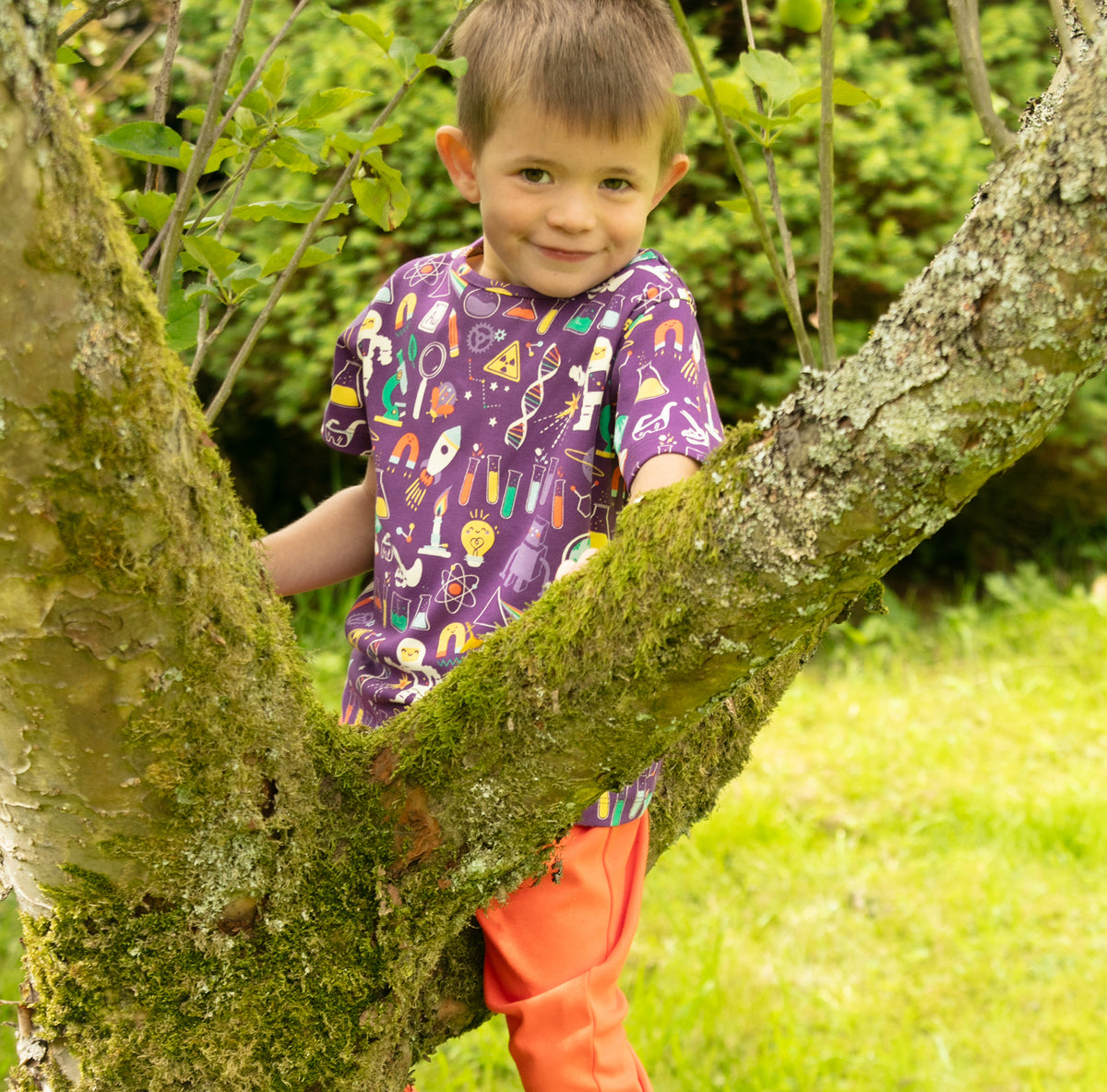 Piccalilly T-Shirt All Over Print Short Sleeve - Science