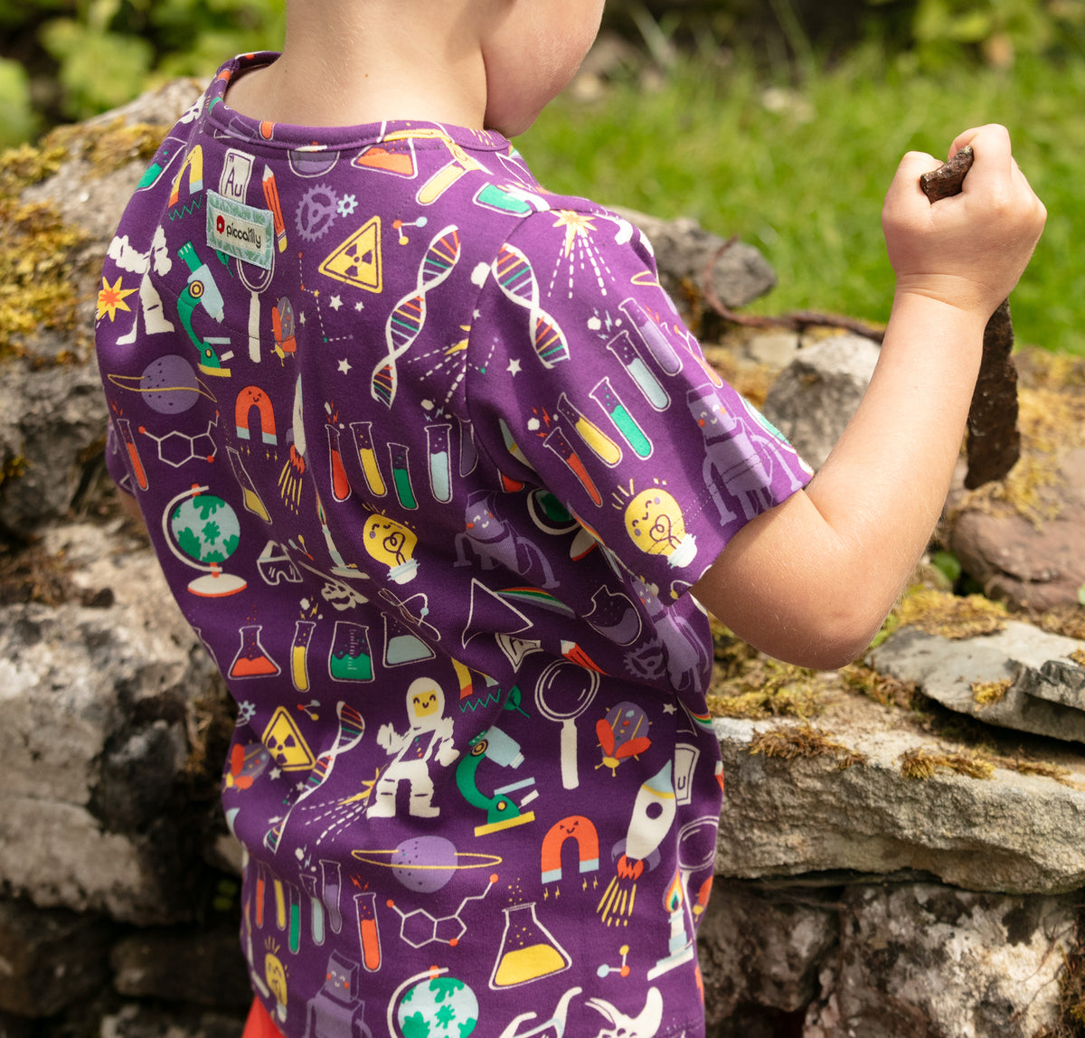 Piccalilly T-Shirt All Over Print Short Sleeve - Science