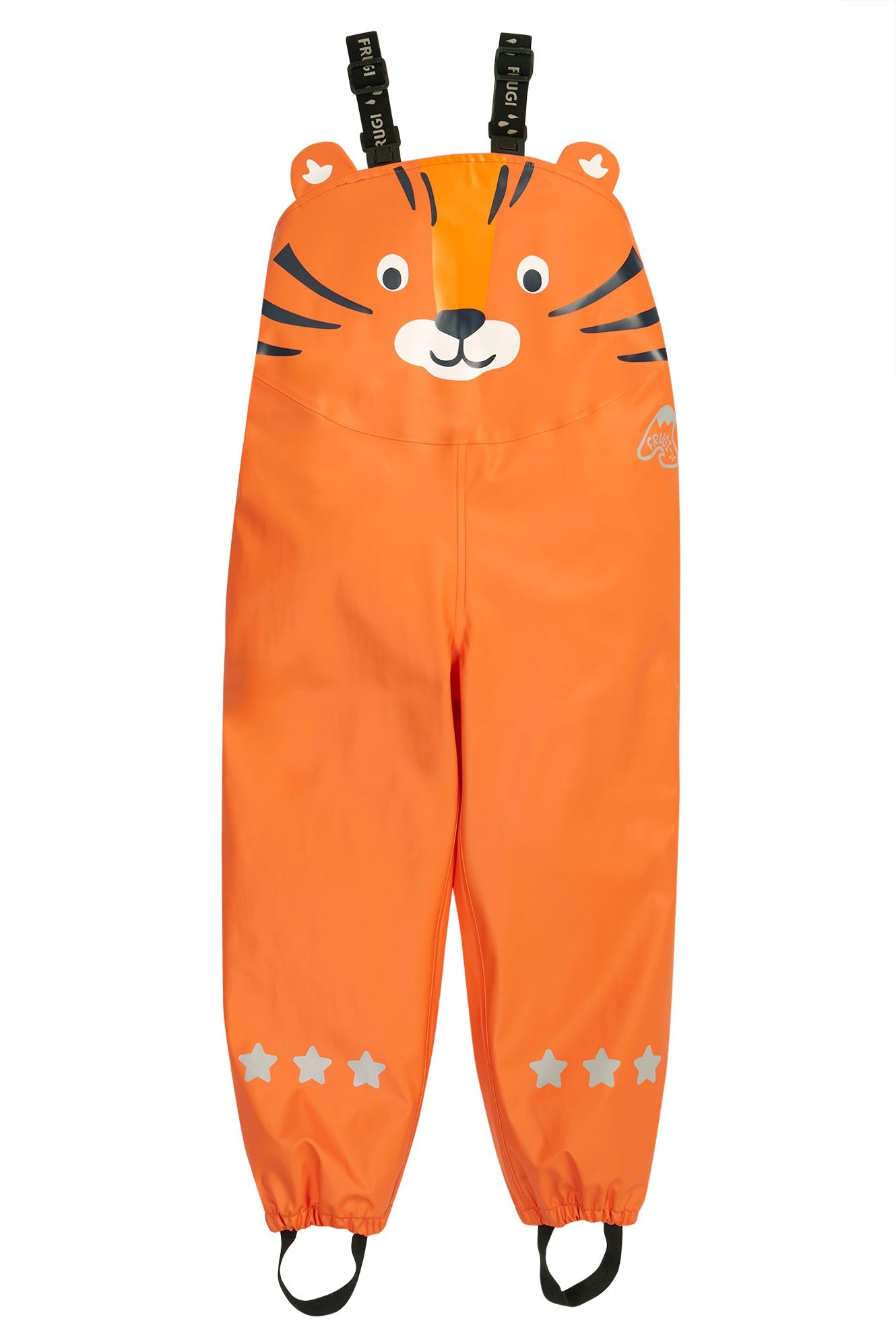 Frugi Character Puddle Buster Trousers Salamander/Tiger - Orange