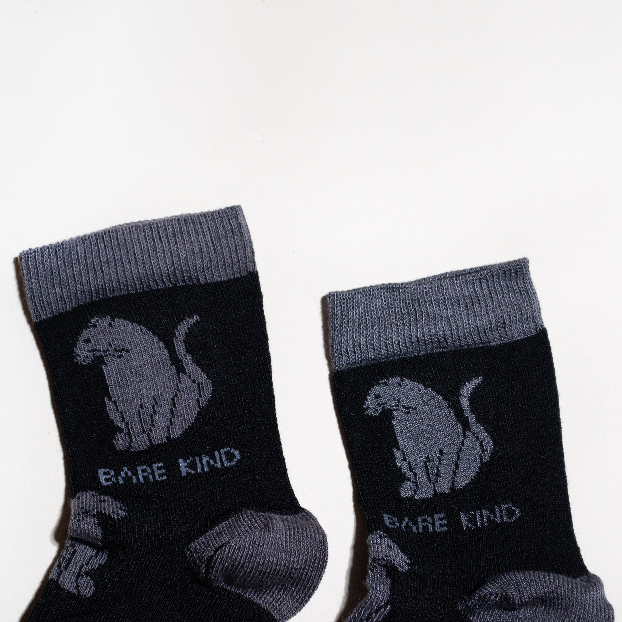 Bare Kind Bamboo Socks - Kids - Black Panthers