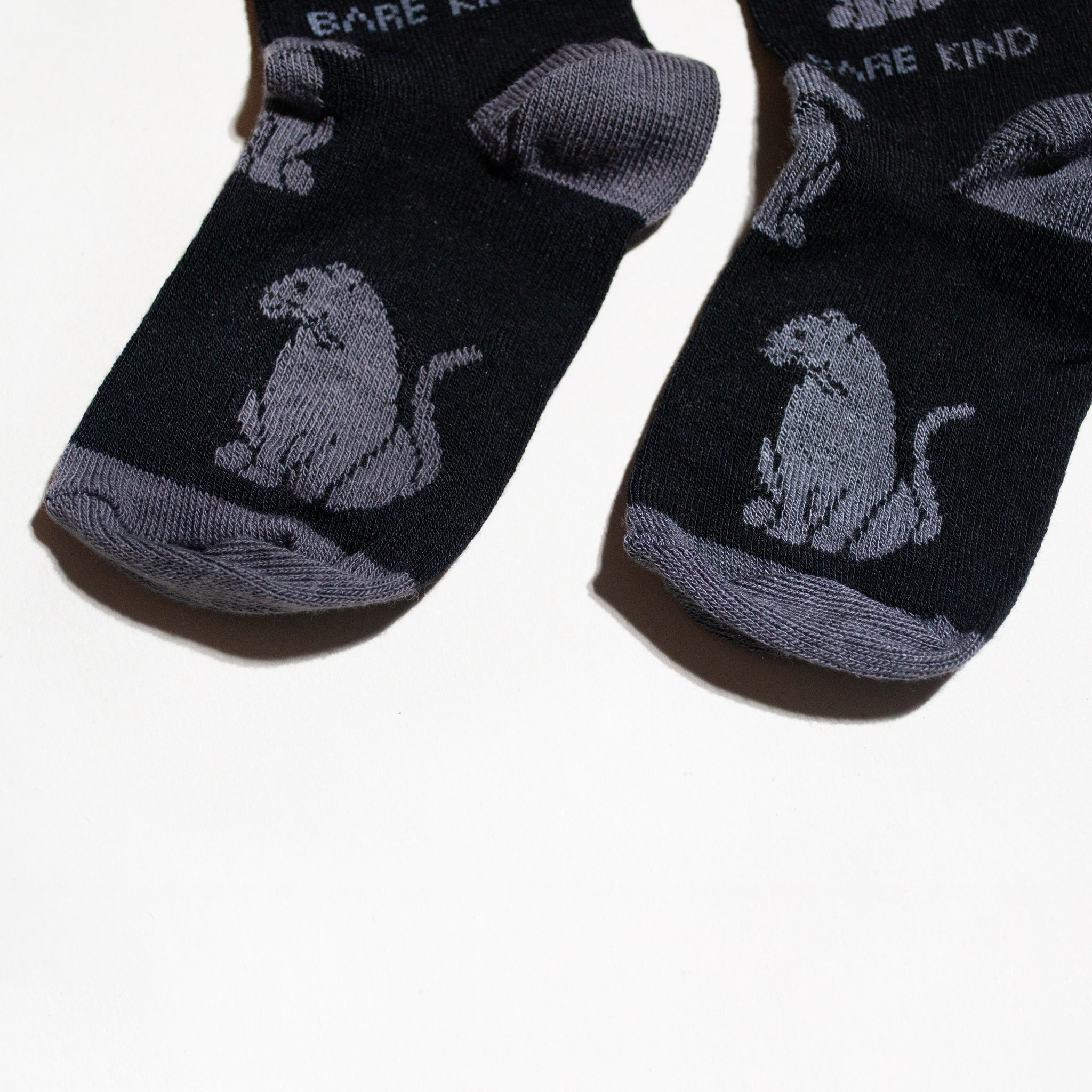 Bare Kind Bamboo Socks - Kids - Black Panthers