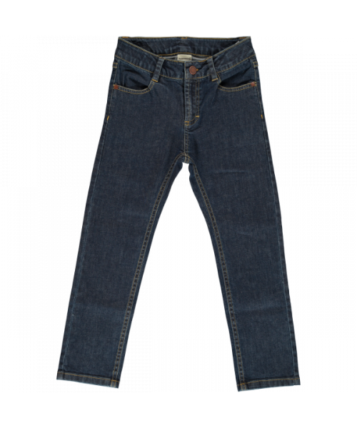 Maxomorra Pants Denim - Dark Wash