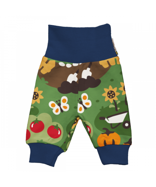 Maxomorra Doll Pants Rib - Garden Love
