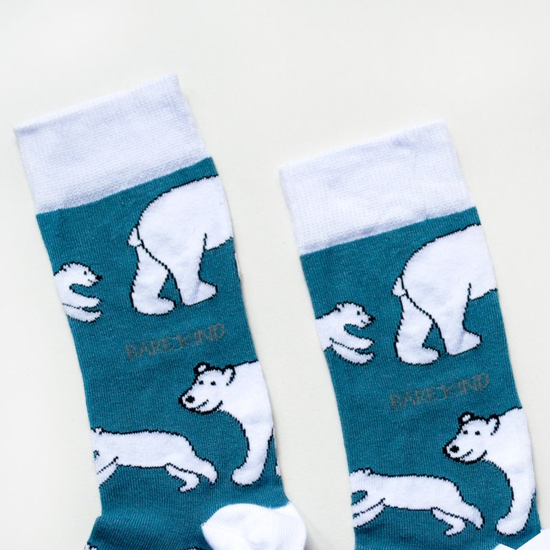 Bare Kind Adult Bamboo Socks - Polar Bear