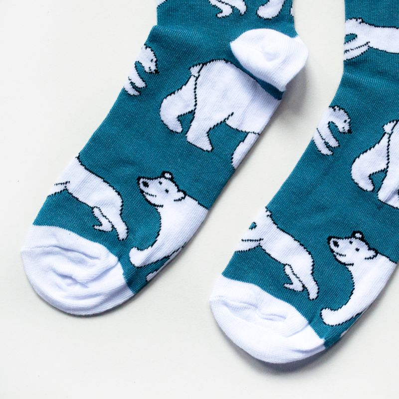Bare Kind Adult Bamboo Socks - Polar Bear