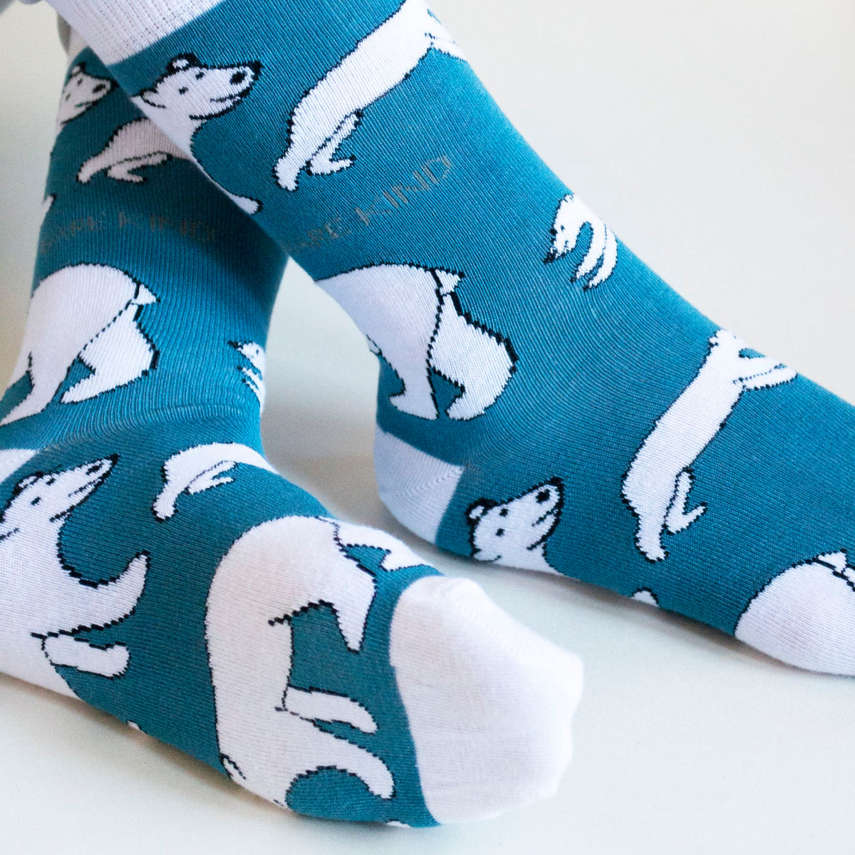Bare Kind Adult Bamboo Socks - Polar Bear