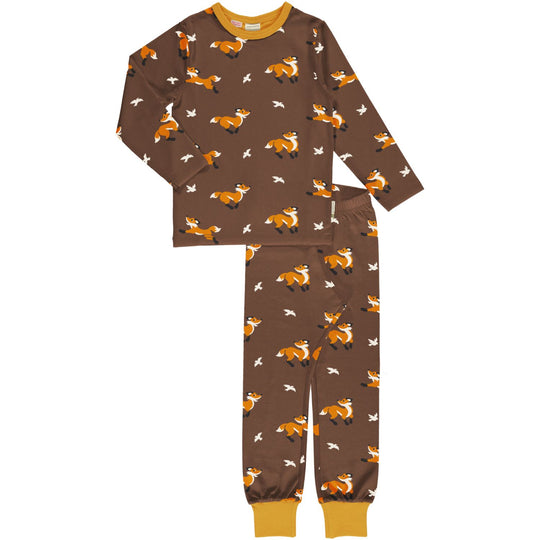 Maxomorra Pyjama Set Long Sleeve FOX