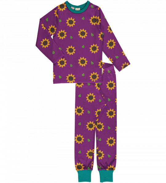Maxomorra Pyjama Set Long Sleeve - Sunflower