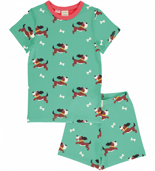 Maxomorra Pyjama Set Short Sleeve - Dog