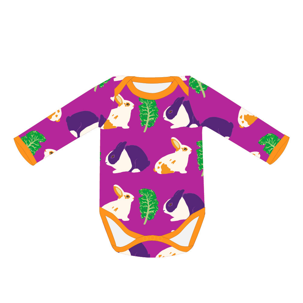 Pikolo Vest Long Sleeve - Rabbit & Kale