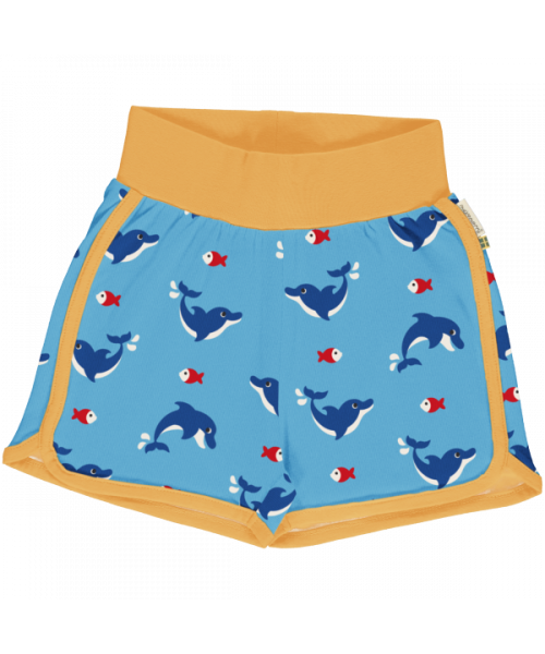 Maxomorra Runner Shorts - Dolphin