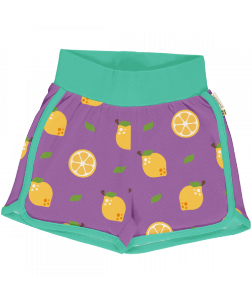 Maxomorra Runner Shorts - Lemon