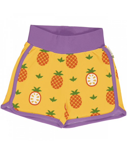 Maxomorra Runner Shorts - Pineapple