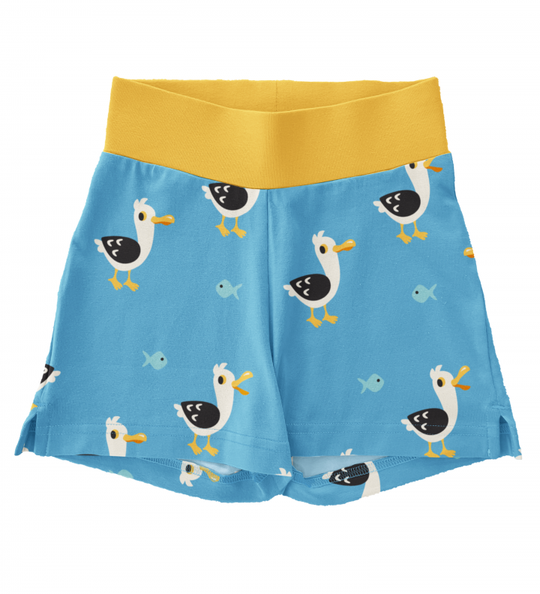Maxomorra Runner Shorts - Seagull