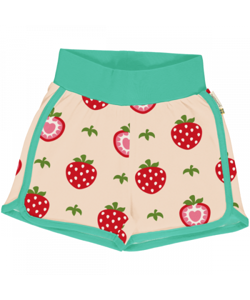 Maxomorra Runner Shorts Strawberry