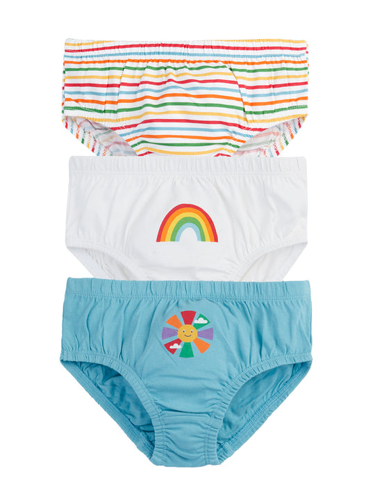 Frugi Harison Pants - Rainbow (3 Pack)