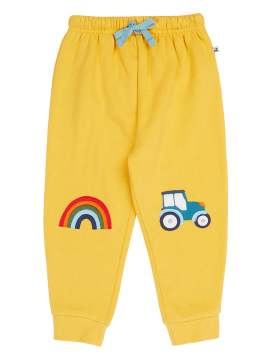 Frugi Character Joggers - Bumblebee/Tractor