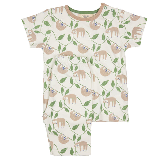 Pigeon Short Pyjamas - Sloth