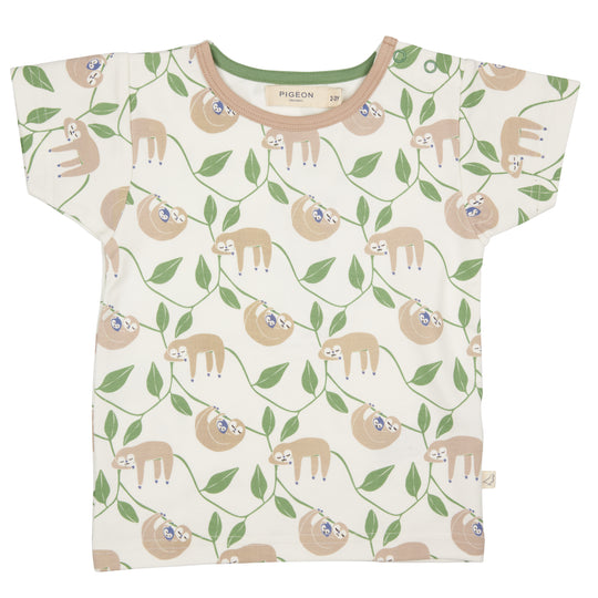 Pigeon Short Sleeve T-shirt - Sloth