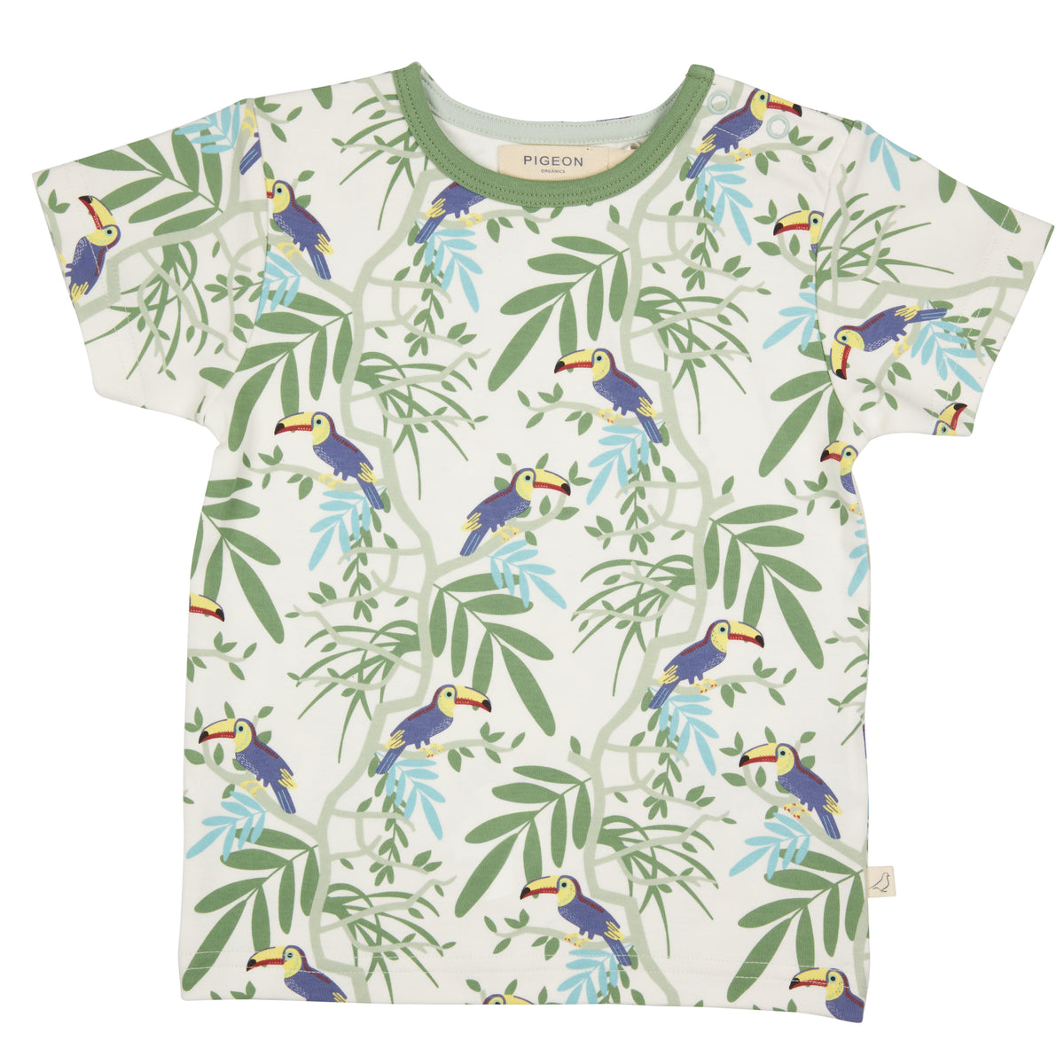 Pigeon T-Shirt Short Sleeve - Toucans Blue