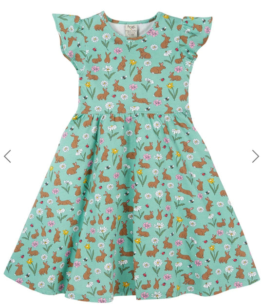 Frugi Morwenna Skater Dress Riverine Rabbits