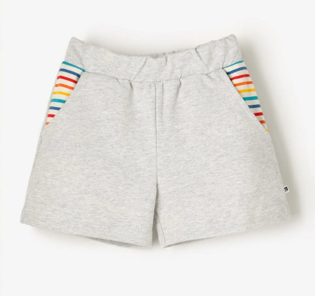 The QT Organic Bermuda Shorts - Light Grey Marl