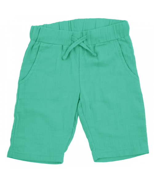 Maxomorra Shorts Knee Muslin - Green