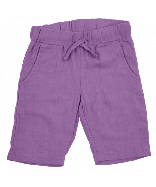 Maxomorra Shorts Knee Muslin - Purple