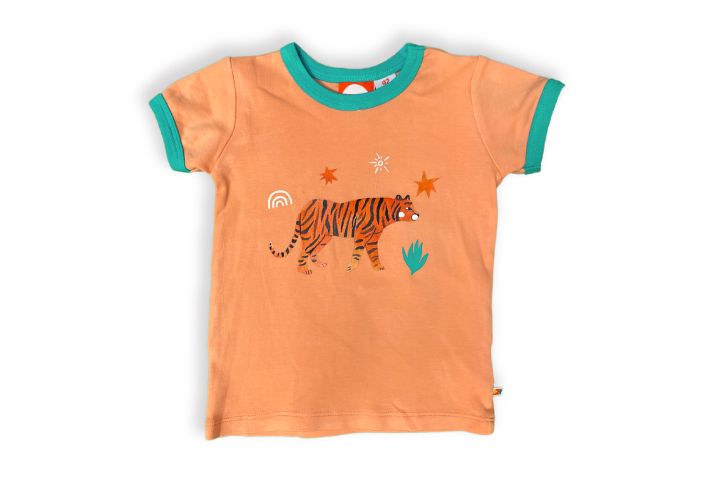 Curious Stories T-Shirt - Tiger Print