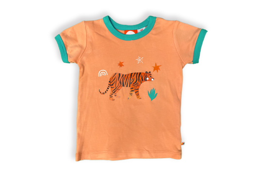 Curious Stories T-Shirt - Tiger Print