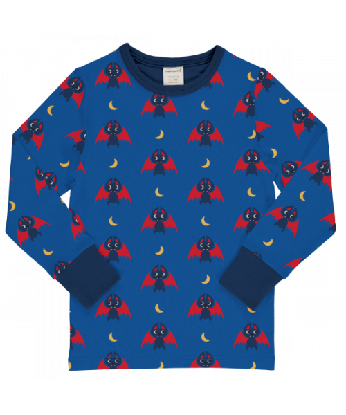 Maxomorra Top Long Sleeve - Bat