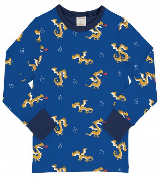 Maxomorra Top Long Sleeve Dragon