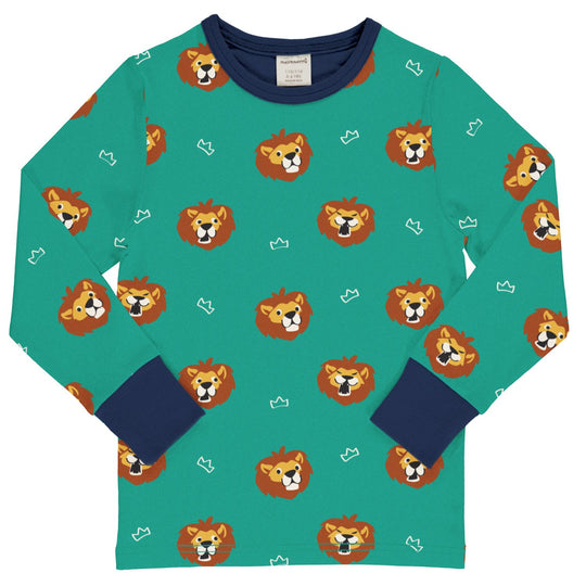 Maxomorra Top Long Sleeve LION