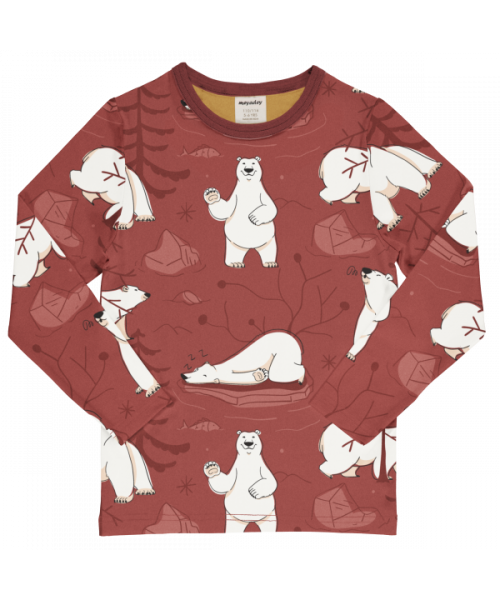 Meyadey Top Long Sleeve - Polar Paw & Claws