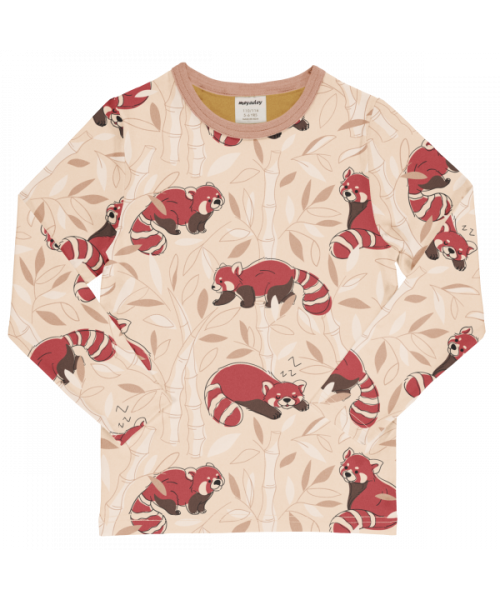 Meyadey Top Long Sleeve - Red Riding Panda