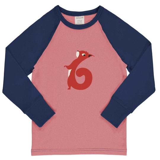 Maxomorra Top Raglan Long Sleeve AGE 6 G